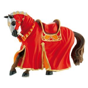 Bullyland Turnajový kůň červený
