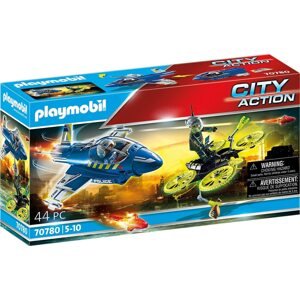 PLAYMOBIL City Action 70780 Policejní letadlo: Pronásledování dronu