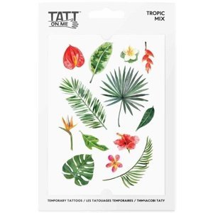 TATTonMe Voděodolné dočasné tetovačky Tropické rostliny mix