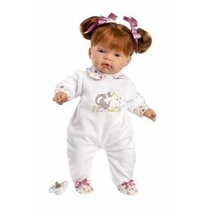 Llorens 13854 JOEL - realistická panenka miminko s měkkým látkovým tělem - 38 cm