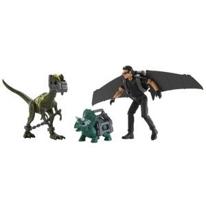 Mattel Jurassic World AIan malcolm s dinosaury a doplňky