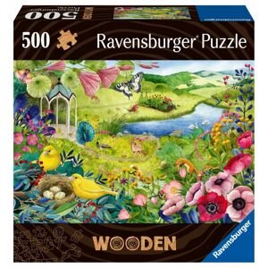 Ravensburger Dřevěné puzzle Divoká zahrada 500 dílků