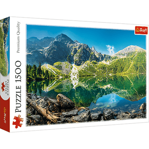 Trefl Puzzle 1500 - Jezero Mořské Oko, Tatry, Polsko