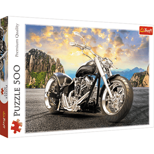 Trefl Puzzle 500 - Černá motorka