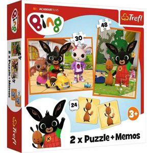Trefl Puzzle 2v1 + pexeso - Bing s kamarády / Acamar Films Bing