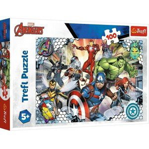Trefl Puzzle 100 dílků - Slavní Avengeři / Disney Marvel The Avengers