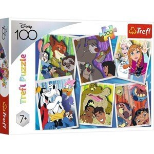 Puzzle 200 - Disney hrdinové / Disney 100
