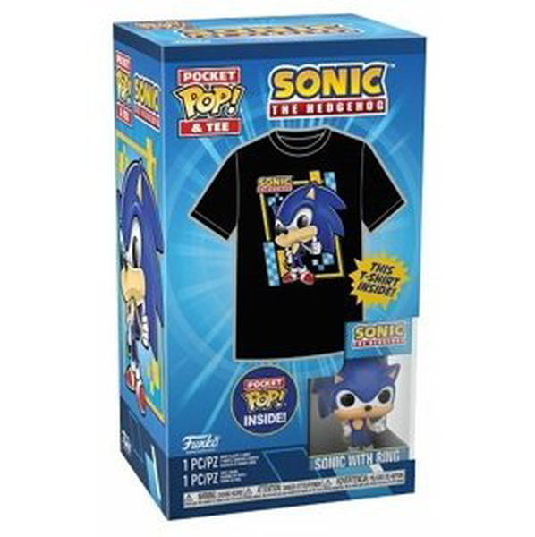 Funko Pocket POP!&Tee: Sonic(KD)(FL)(M)