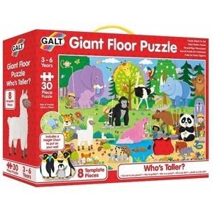Velké podlahové puzzle - Kdo je vyšší?