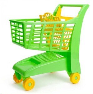 Androni Nákupní vozík se sedadlem - zelený
