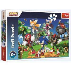 Trefl Puzzle 160 dílků - Sonic a přátelé/Sonic The Hedgehog