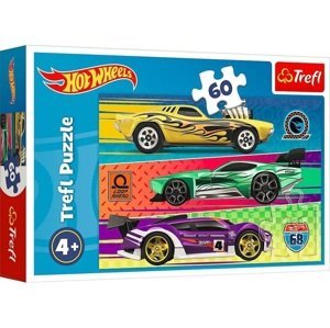 Trefl puzzle 60 dílků - Hot Wheels Racing