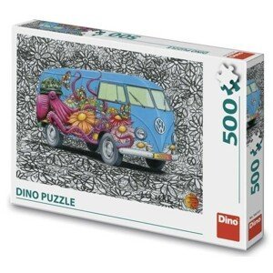 Puzzle Hippies VW 500 dílků