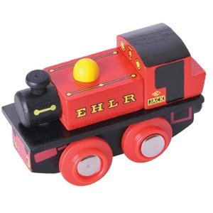 Bigjigs Rail Dřevěná replika lokomotivy EHLR Jack