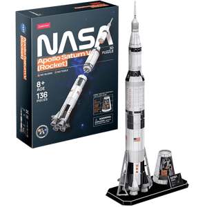 Puzzle 3D Raketa Apollo Saturn V Rocket - 136 dílů
