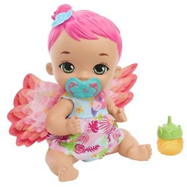 Mattel My Garden Baby Miminko - plameňák s růžovými vlasy