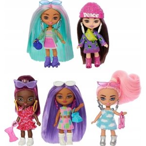 Barbie Extra Mini Minis Sada 5 ks panenek