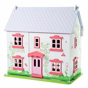 Bigjigs Toys Růžový domeček pro panenky