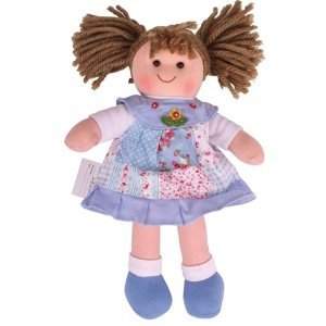 Bigjigs Toys Látková panenka Sarah 28 cm