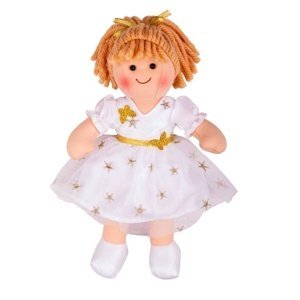 Bigjigs Toys Látková panenka Charlotte 28cm