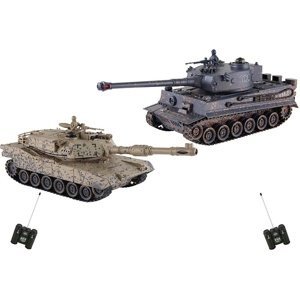 RC Tank 1:28 M1A2 vs TIGER sada 2ks