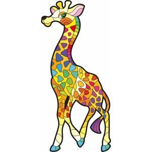 Dřevěné puzzle set Žirafa