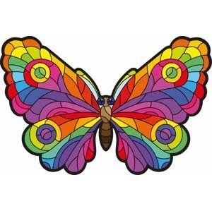 Dřevěné puzzle set Motýl