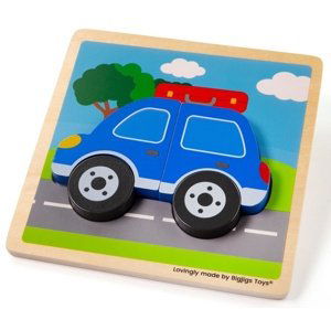 Bigjigs Toys Vkládací puzzle Auto