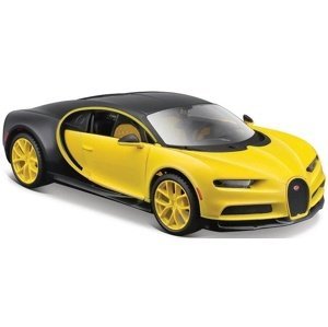 Maisto - Bugatti Chiron, žluto/černé, 1:24
