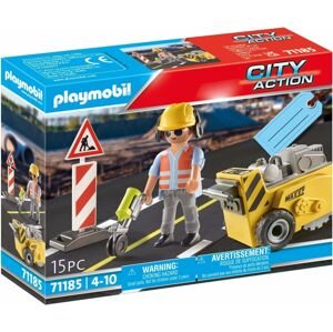PLAYMOBIL City Action 71185 Stavební dělník s frézou