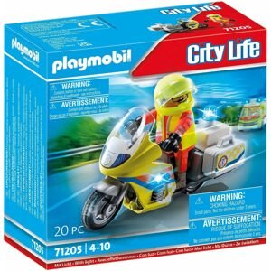 PLAYMOBIL City Life 71205 Záchranářský motocykl s blikajícím světlem