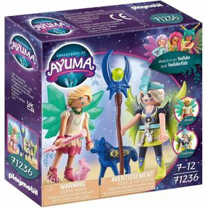 PLAYMOBIL Ayuma 71236 Crystal- a Moon Fairy s tajemnými zvířaty