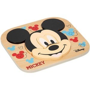 Mickey Mouse puzzle dřevěné 22x20cm