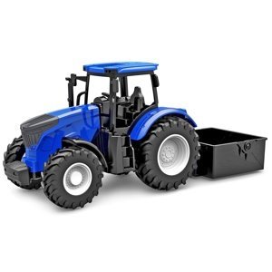 Kids Globe traktor modrý se sklápěčkou volný chod 27,5cm