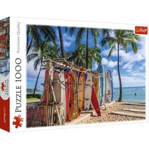 Trefl Puzzle 1000 - Pláž Waikiki, Hawai