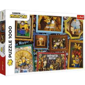 Trefl Puzzle 1000 - Galerie Mimoňů / Universal Minions Franchaise