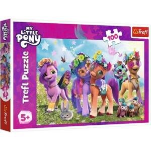 Trefl Puzzle 100 dílků - Zábavné poníci / Hasbro, My Little Pony