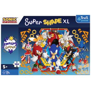 Trefl Puzzle 104 XL Super Shape - Sonicův svět