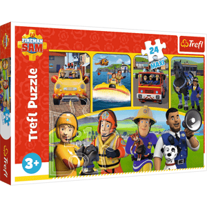 Trefl Puzzle 24 Maxi - Požárník Sam a přátelé / Prism A&D Fireman Sam