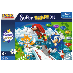 Trefl Puzzle 160 XL Super Shape - Šťastný Sonic / SEGA Sonic The Hedgehog FSC Mix 70%