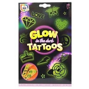 Glow tetování svítící ve tmě 2 listy