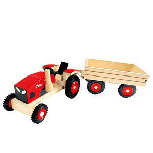 Bino Traktor dřevěný, Zetor