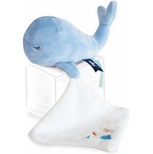Doudou Plyšová modrá velryba 15 cm