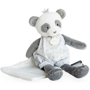 Doudou Dárková - plyšová panda s dečkou 28 cm