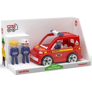 Igráček MultiGO Trio Fire - figurky s požárním autem
