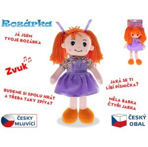 Panenka Rozárka 35cm česky mluvící zrzka