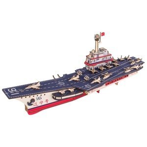 Woodcraft Dřevěné 3D puzzle Letadlová loď Liaoning