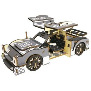 Woodcraft Dřevěné 3D puzzle Sportovní auto