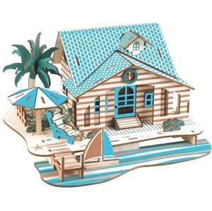 Woodcraft Dřevěné 3D puzzle Vila na Bali