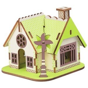 Woodcraft Dřevěné 3D puzzle Dům Ellie